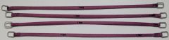 YCC331-5 - Ensemble de 4 sangles de levage violette de 12 cm 1 tonne