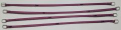 YCC331-6 - Ensemble de 4 sangles de levage violette de 14 cm 1 tonne
