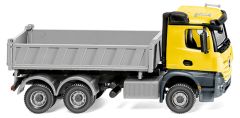 WIK067849 - Camion 6x4 MERCEDES arocs avec benne jaune basculante