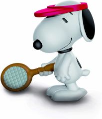 Figurine de l'univers PEANUTS - Snoopy Joueur de Tennis