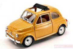 BUR22099GE - Voiture de 1968 jaune – FIAT 500 L
