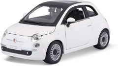 BUR22106WI - Voiture de 2007 blanche – FIAT 500