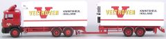 AWM5561.1 - Camion avec remorque 2 Essieux frigorifique "VERLTHOVEN"  MAN F90 Porteur 6x4