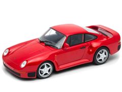 WEL24076RO - Voiture de couleur rouge – PORSCHE 959