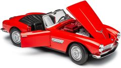 WEL24097CRO - Voiture cabriolet de couleur rouge – BMW 507