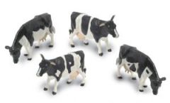 BRI42350 - 4 vaches de race Frisonnes