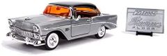 JAD253745013 - Voiture coupé de couleur grise - CHEVROLET Bel Air - 1956