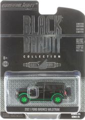 GREEN28070-FVERT - Véhicule sous blister - FORD Bronco Wildtrack 2021 jantes verte BLACK BANDIT
