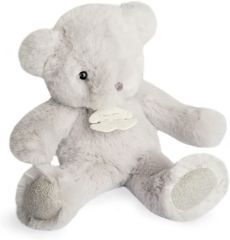 HO2930GRIS - Peluche de couleur gris 15 cm – Ours poudré