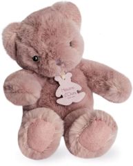 HO2930ROSE - Peluche de couleur rose 15 cm – Ours poudré