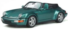 GT294 - Voiture cabrioler de couleur verte métallique - PORSCHE 911 Cabriolet Turbo Look