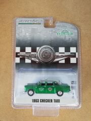GREEN30207VERT - Taxi américain version vert CHECKER MOTORS MARATHON A11 de 1963 vendu en blister