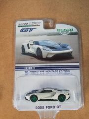 GREEN30344VERT - Voiture sous blister Prototype Héritage Édition avec jantes vertes - FORD GT 2022