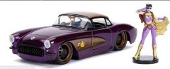 JAD30457 - Voiture de 1957 avec figurine BATGIRL – CHEVROLET Corvette