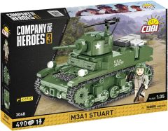 COB3048 - Jeu de construction – 490 pcs - M3A1 STUART