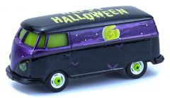 GREEN30556 - Van sous blister avec déco Phosphorescente - HALLOWEEN 2025 - VW T2 Panel Van