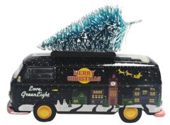 GREEN30564-A - Voiture sous blister de la série CRHISTMAS COLLECTION 2025 - VW T2 panel van 1971