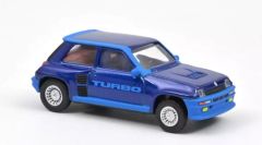 NOREV310930 - Voiture de 1980 couleur bleu – RENAULT 5 turbo
