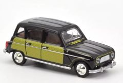 NOREV310938 - Voiture de 1963 couleur noir et jaune - RENAULT 4 Parisienne