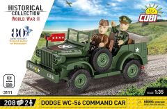 COB3111 - Jeu de construction – 208 Pcs- 80e anniversaire – DODGE WC-56