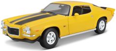 MST31131 - Voiture sportive CHEVROLET Camaro Z28 de 1971 de couleur jaune