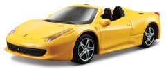 BUR31134GE - Voiture de couleur jaune - FERRARI  458 Spider