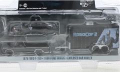 GREEN31150-A - Voiture de police sous blister ROBOCOP 2 - FORD F-150 1979 et FORD Taurus 1986