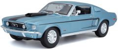 MST31167 - Voiture de 1968 couleur bleue - FORD Mustang GT Cobra Jet