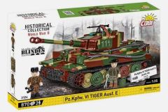 COB3124 - Jeu de construction - 870 pcs - Pz.Kpfw. VI Tiger Ausf. E - Mussée des Blindés de Saumur