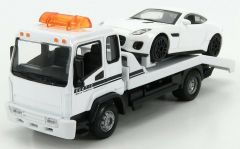 BUR31419 - JAGUAR F-type avec camion de dépannage de couleur blanc
