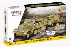 COB3143 - Jeu de construction - 975 pcs - Sd.Kfz.8 avec canon 36 - 8.8cm