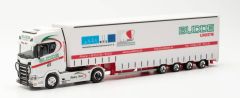 HER314374 - Camion 4x2 SCANIA CS 20 HD MEUSBURGER semi remorque BLS BUDDE LOGISTIK SPEDITION