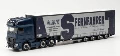 Camion avec remorque bâchée A.S.T./FERNFAHRER - DAF XF SSC Euro 6 6x4