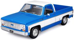 MST31467BU - Voiture de 1974 couleur bleue et blanche - CHEVROLET C10 Cheyenne Super
