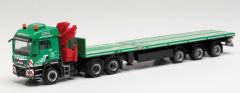 HER314831 - Camion avec plateau et grue de déchargement TROST - MAN TGS LX 6c 6x4