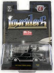 M2M-31500-MJS69 - Voiture sous blister de la série LOWRIDERS - BUICK Regal limited de 1987 couelur noir