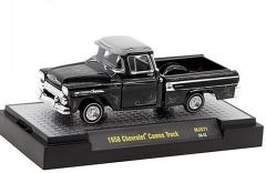 M2M-31500-MJS71 - Voiture sous blister de la série LOWRIDERS - CHEVROLET Cameo truck 1958 noir