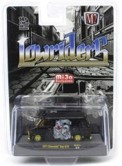 M2M-31500-MJS74-DORE - Voiture sous blister de la série LOWRIDERS - CHEVROLET Van G10 1971 avec jantes gold
