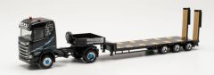 HER315128 - Camion avec plateau surbaissé 3 essieux - WAGNER MITTELESCHENBACH – SCANIA CR ND