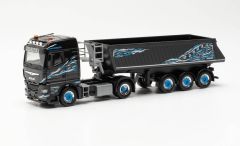 HER315135 - Camion avec remorque benne 3 essieux WAGNER MITTELESCHENBACH – MAN TGX GM 4x2