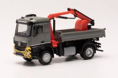 HER315906 - Camion avec grue de chargement et benne – MERCEDES AROCS M 4x2