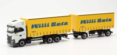 HER315913 - Camion porteur avec remorque 2 essieux WILLI BETZ – IVECO S-WAY LNG 6x4