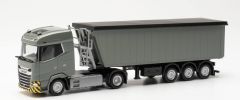 HER316231 - Camion avec remorque bâchée de couleur gris – DAF XG 4x2