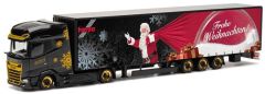 HER316392 - Camion avec remorque Herpa Noël 2023 - DAF XG+ L.Sz. 4X2