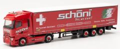 HER316446 - Camion avec remorque 3 essieux SCHONI INTERNATIONAL - RENAULT 4x2 T G