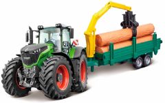 BUR31651 - Tracteur de 10 cm – FENDT 1050 Vario avec remorque forestière