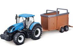 BUR31656 - Tracteur de 10 cm – NEW HOLLAND T7.315 avec remorque pour bétail