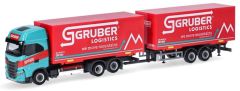 HER316675 - Camion porteur avec remorque GRUBER Logistique – IVECO S-Way LNG 6x4