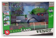BUR31668FE - Tracteur de 10 cm – FENDT 1050 Vario avec 3 remorques