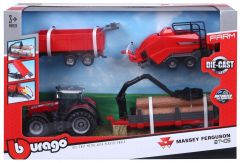Tracteur avec accessoires - MASSEY FERGUSON 8740S 